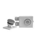 Ventouse Metal 24 V - 200 N + Inter avec Contre Plaque articulee