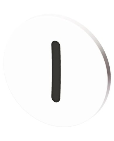 Etiquette noire I/0 pour BP et tête Sélec