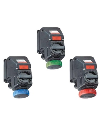 Wall sockets 16 A ATEX series 8570/11: Zone 1,2 -A2S