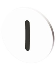 Schwarzes Etikett I/0 für BP und Kopf Select