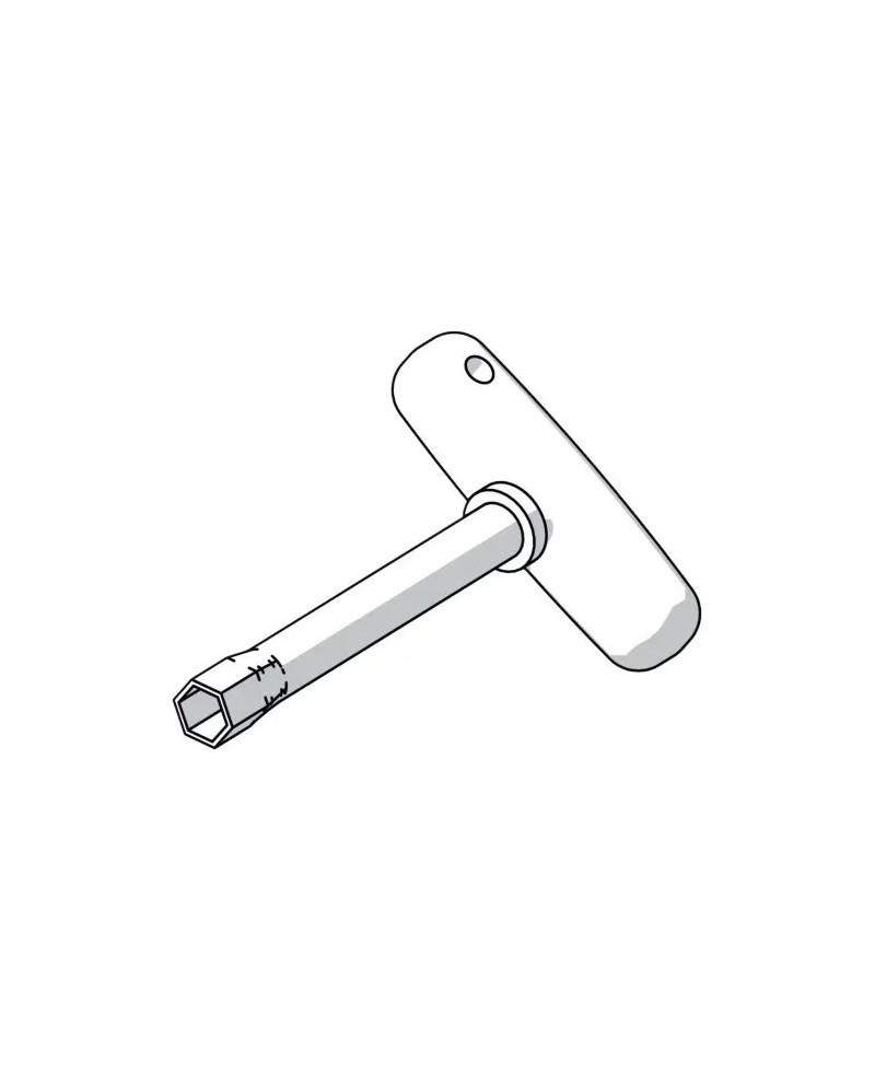 SW13 6001 W base key, crossed handle