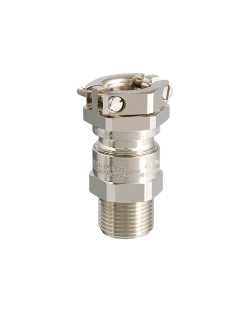 Cable gland with ADE 1F2 A ISO16 N ° 04 N -A2S series