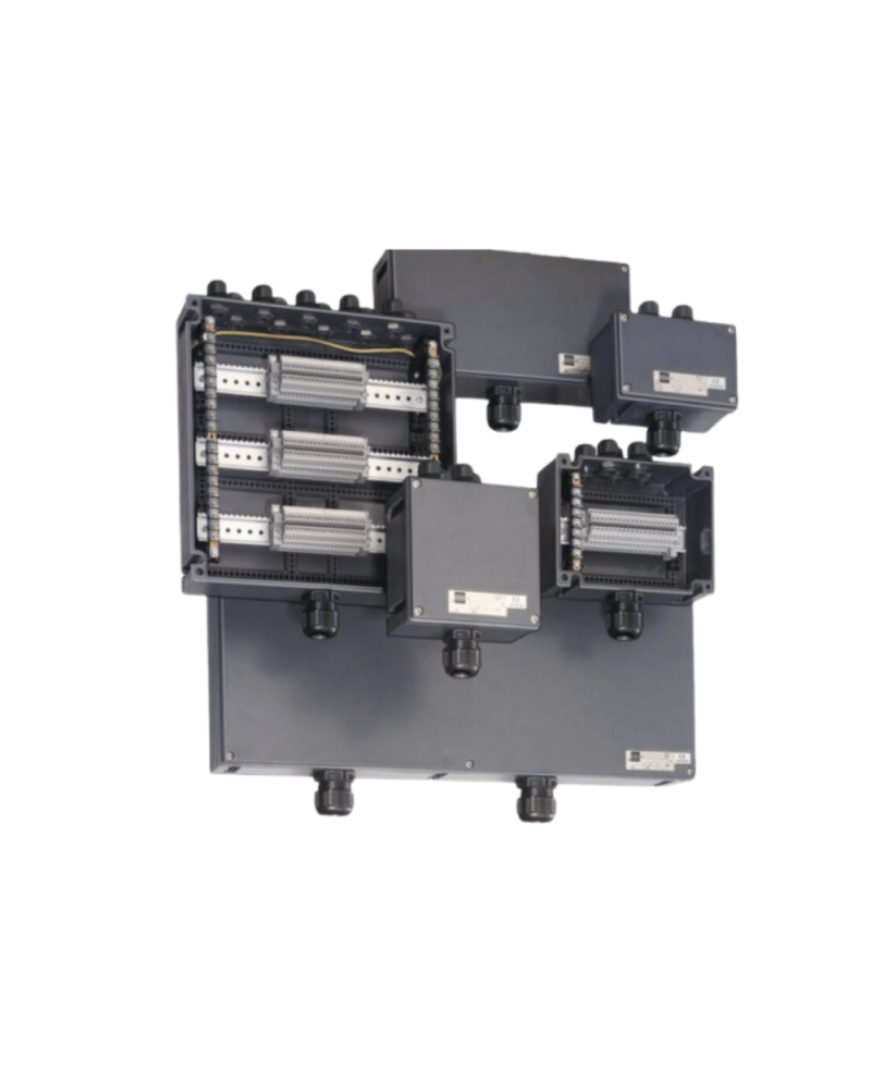 ATEX Series 8146/1 junction boxes: 1,2 -A2S zone