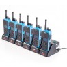 Chargeur rapide 6 postes ENTEL CSBHT pour radios DTEx