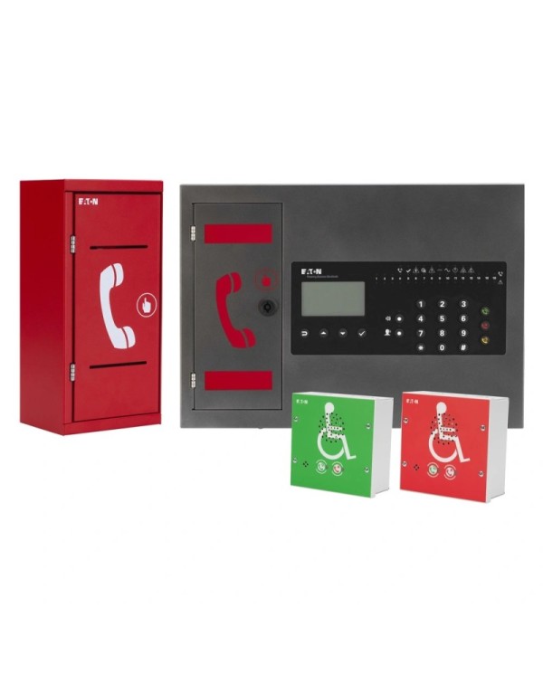 Addressable red security interphone. Recessed assembly -A2s