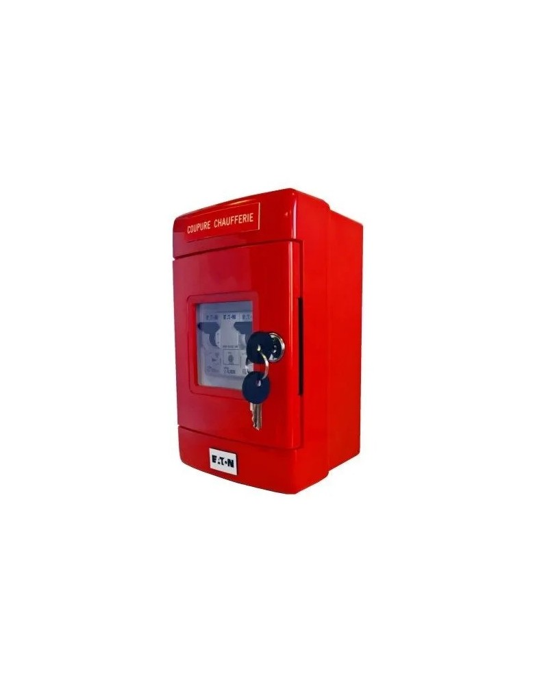 Coffret monophasé équipé pour chaufferie IP 55 -A2S