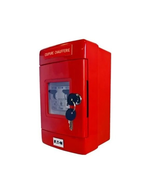 Coffret monophasé équipé pour chaufferie IP 55 -A2S