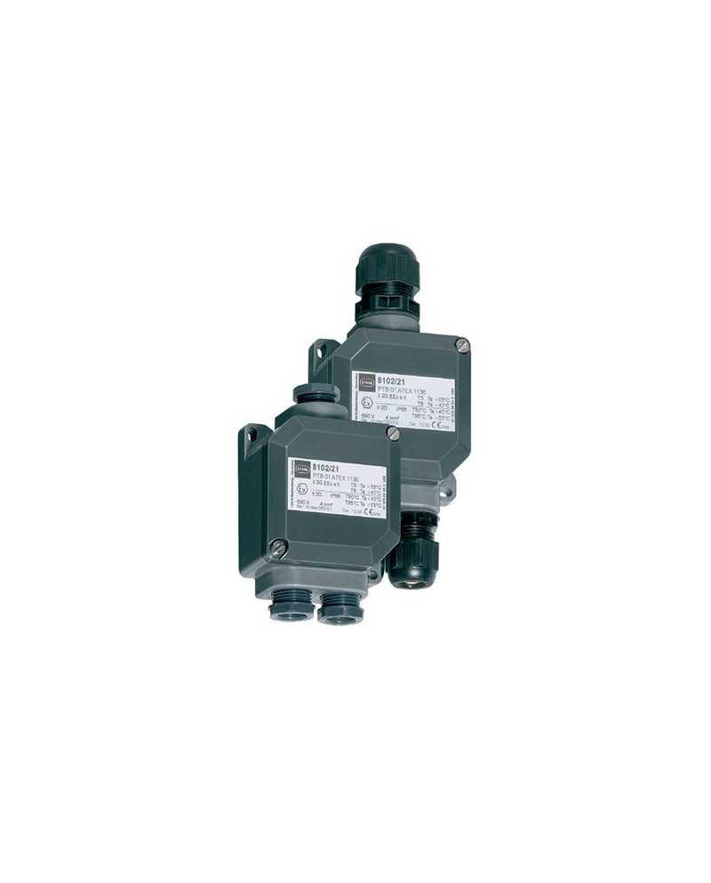Caixa de junção ATEX, série 8102 Poliéster reforçado com - A2S