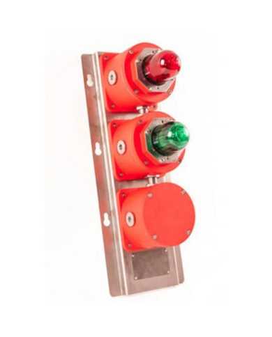 Coluna de luz ATEX SL125: aço inoxidável - A2S
