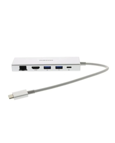 Adaptateur USB-C vers Multi-Port (HDMI, USB-C, RJ45)