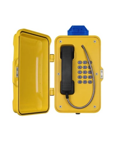 Téléphone étanche INDUPHONE avec avertisseur LED - A2S