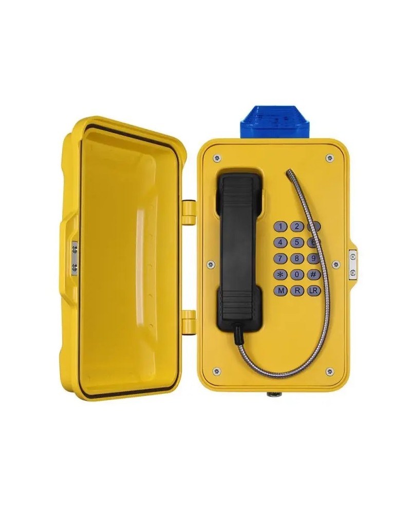 Téléphone étanche INDUPHONE avec avertisseur LED - A2S