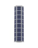 Helio 360 : vertikales Solarpanel 100 bis 140 W - A2S