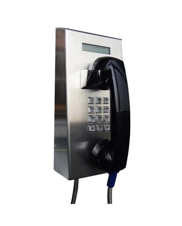 Teléfono terminal en acero inoxidable cepillado - A2S