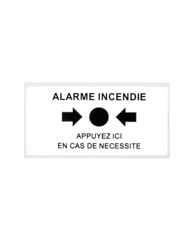 Sachet de 5 Vitres 'BRISEZ LA GLACE' pour S3000