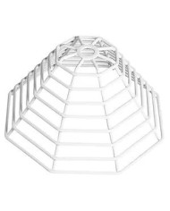 Abgerundetes Schutzgitter für Brandmelder