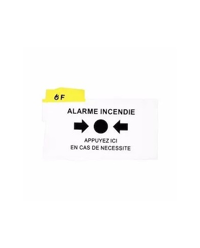 achet de 5 Membranes 'APPUYER ICI' pour Déclencheurs Man. S3000