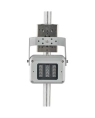 Kit de montage sur poteau vertical, acier inoxydable - pour FL24