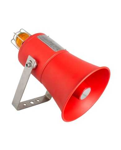 ATEX SB125-1 aviso combinado: aço inoxidável, zona 1, 21 - A2S