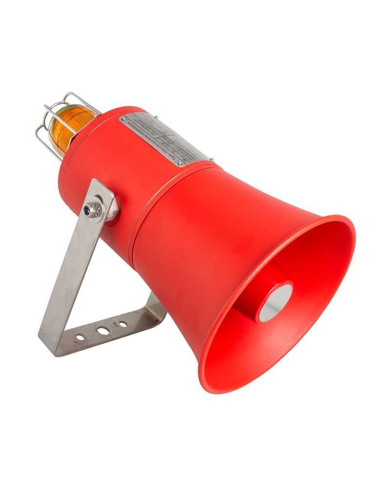 ATEX SB125-1 aviso combinado: aço inoxidável, zona 1, 21 - A2S